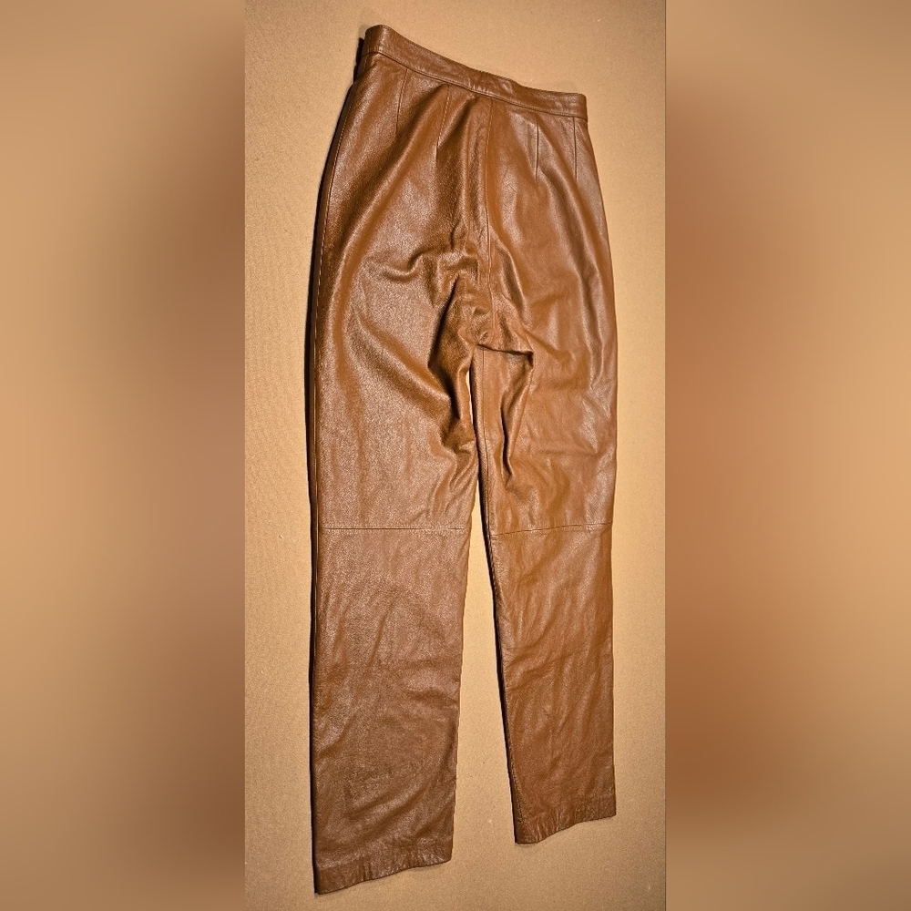 Mixit brown leather pants - Picture 2 of 7